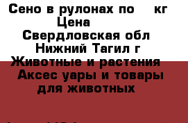 Сено в рулонах по 200кг › Цена ­ 600 - Свердловская обл., Нижний Тагил г. Животные и растения » Аксесcуары и товары для животных   
